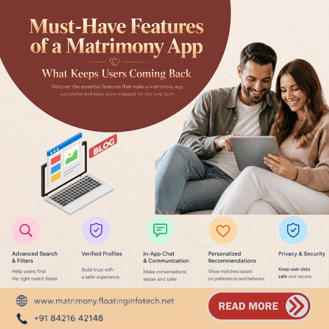 Matromonial App Features
